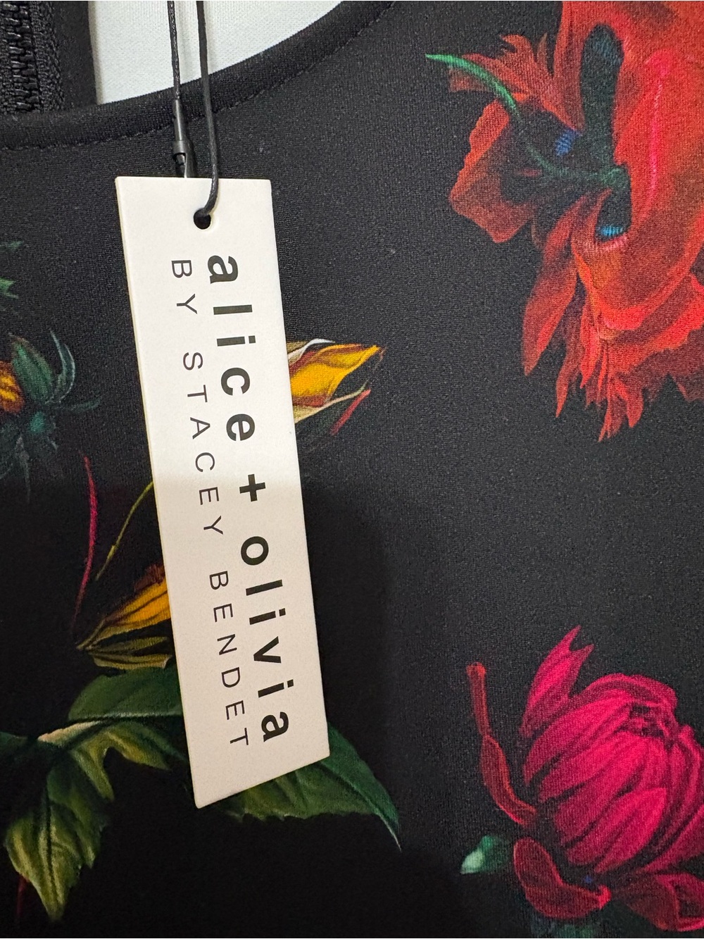 Alice + Olivia Wynell Floral Sleeveless Minidress - Picture 7 of 13